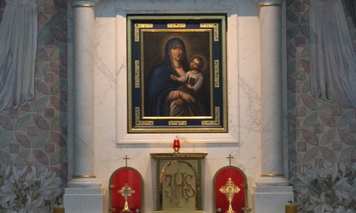 Obraz Matki Słowa Bożego z hermanickiego kościoła dominikanów
