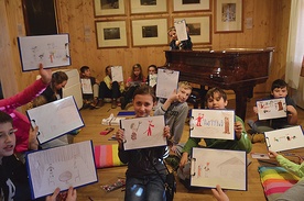  Pośród obrazów młodopolskich pejzażystów odbywają się lekcje muzealne