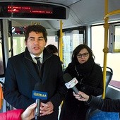  O zmianach w komunikacji poinformował prezydent miasta w autobusie