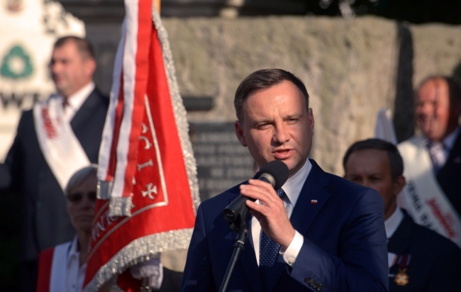 2015.06.25 - Prezydent Andrzej Duda wziął udział w 39. rocznicy obchodów robotniczego protestu w Radomiu