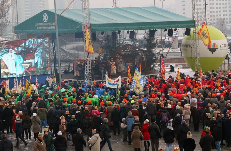 Orszak Trzech Króli 2016 w Katowicach, cz. 1