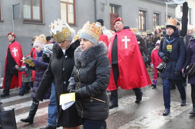 Orszak Trzech Króli w Bielsku-Białej - na trasie AD 2016