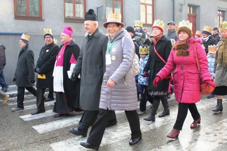 Orszak Trzech Króli w Bielsku-Białej - na trasie AD 2016