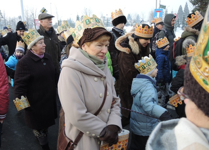 Orszak Trzech Króli w Bielsku-Białej - na trasie AD 2016