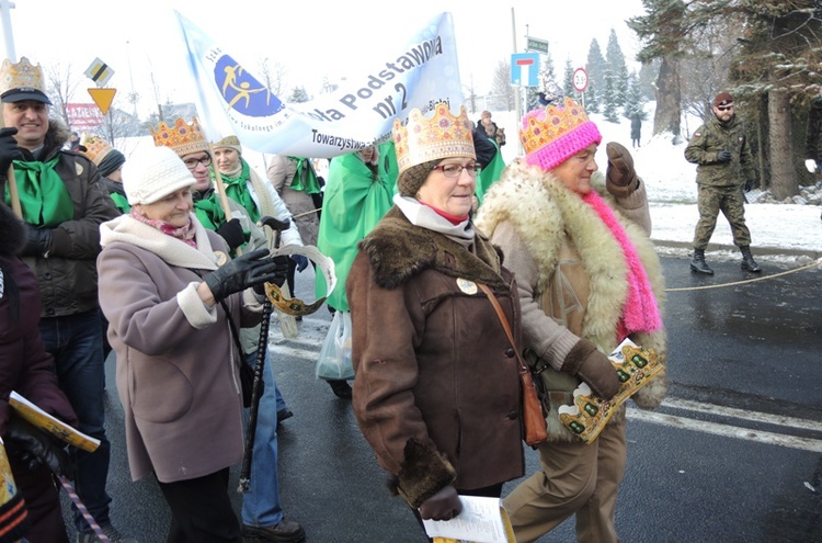 Orszak Trzech Króli w Bielsku-Białej - na trasie AD 2016