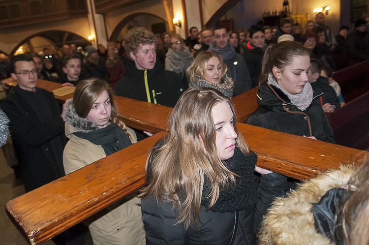 Symbole ŚDM w Szczecinku