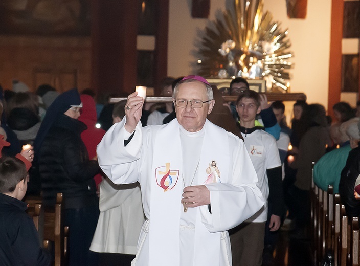 Symbole ŚDM w Białogardzie