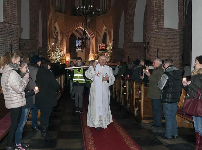 Symbole ŚDM w Świdwinie