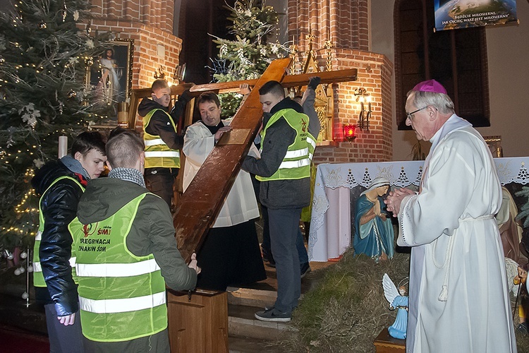 Symbole ŚDM w Świdwinie