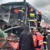 W wypadku zginął kierowca Polskiego Busa