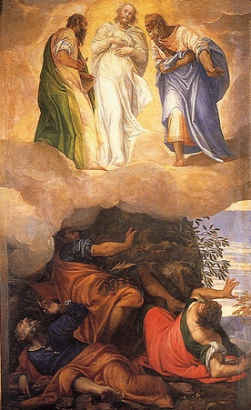 Paolo Caliari, zwany Veronese „Przemienienie Pańskie”  olej na płótnie, 1555–1556, katedra Santa Maria, Montagnana