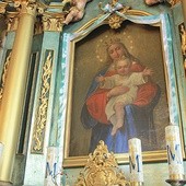  Matka Boża Zagórzańska w typie turyńskim to historycznie trzeci czczony w Zagórzanach wizerunek Maryi