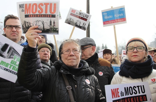 Nie dla mostu Krasińskiego!