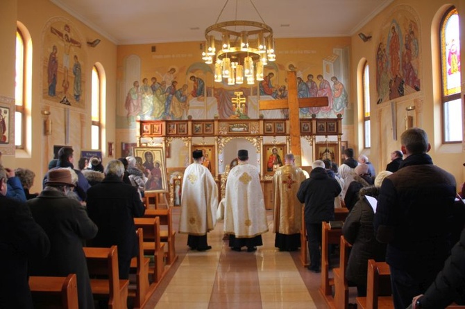 Znaki ŚDM u grekokatolików w Zielonej Górze