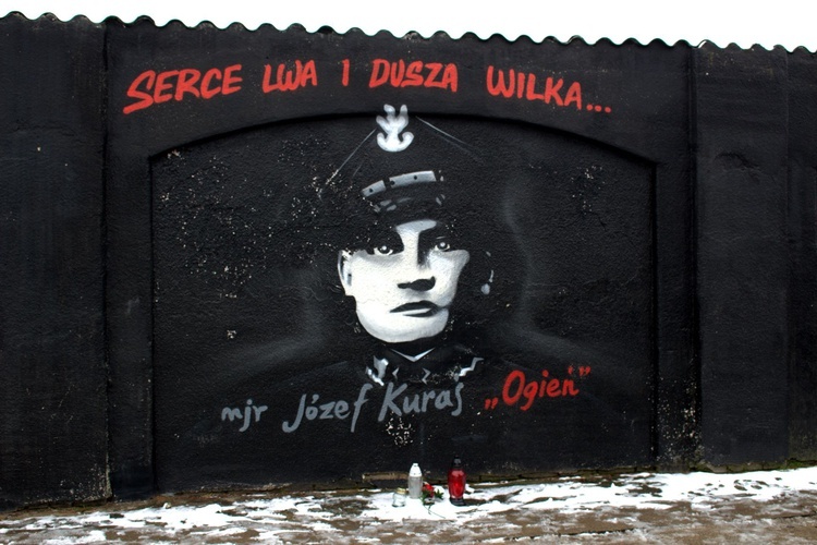 Mural Żołnierzy Wyklętych w Olsztynku