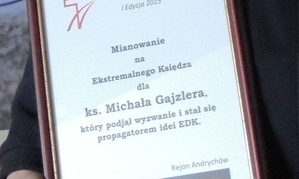 W tym roku ks. Michał Gajzler wyruszy na EDK po raz drugi i zachęca wszystkich do podjęcia wyzwania