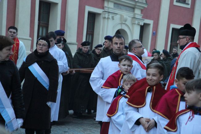 Symbole ŚDM we Wschowie