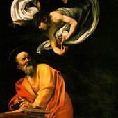 Caravaggio, Św. Mateusz i anioł