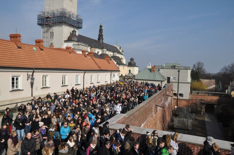 Pielgrzymka maturzystów na Jasną Górę