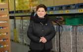 Premier Beata Szydło w Caritas