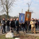 Chorągwiarze z parafii w Bobrownikach