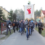 Chorągwiarze z parafii w Bobrownikach