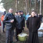 Chorągwiarze z parafii w Bobrownikach