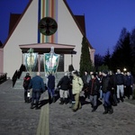 Chorągwiarze z parafii w Bobrownikach
