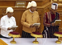 Birma: Były dysydent zaprzysiężony na prezydenta