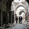 Syryjskoprawosławni chrześcijanie maszerowali w Aleppo