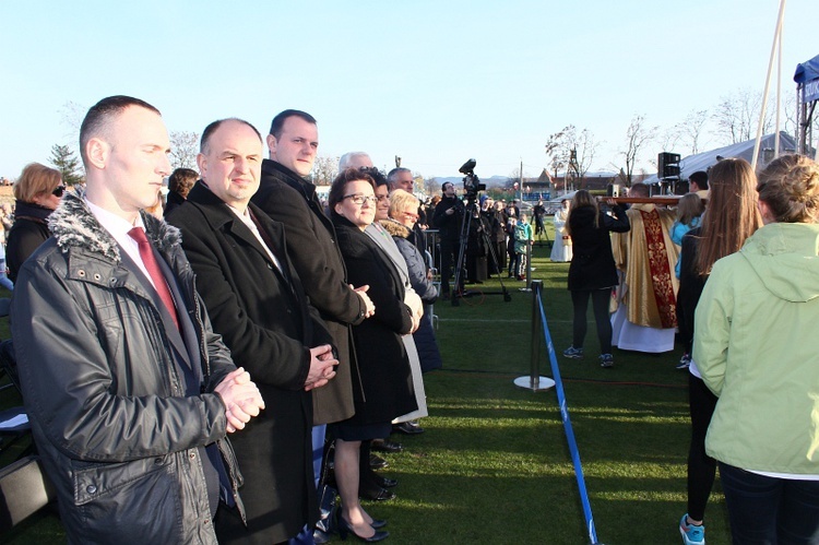 Msza papieska na stadionie