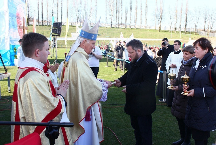 Msza papieska na stadionie