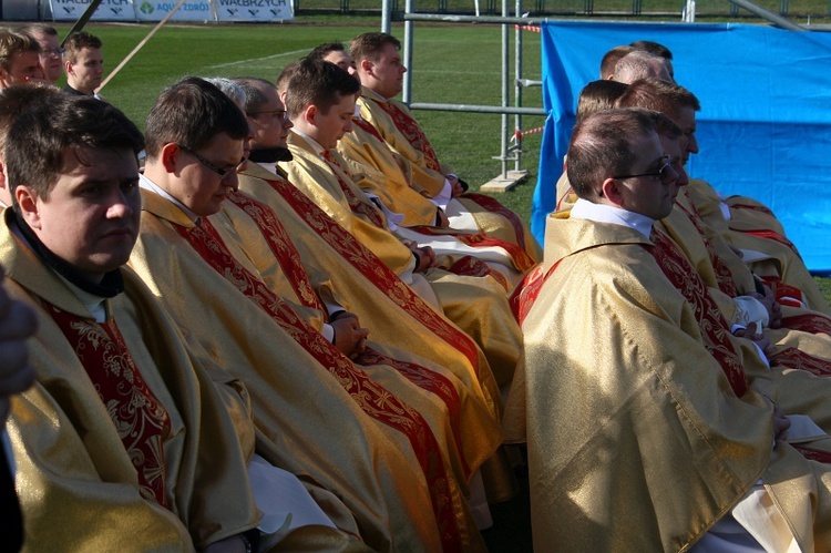 Msza papieska na stadionie