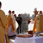 Rozdanie gałązek oliwnych w Łagiewnikach i obchody Niedzieli Miłosierdzia