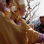 Rozdanie gałązek oliwnych w Łagiewnikach i obchody Niedzieli Miłosierdzia