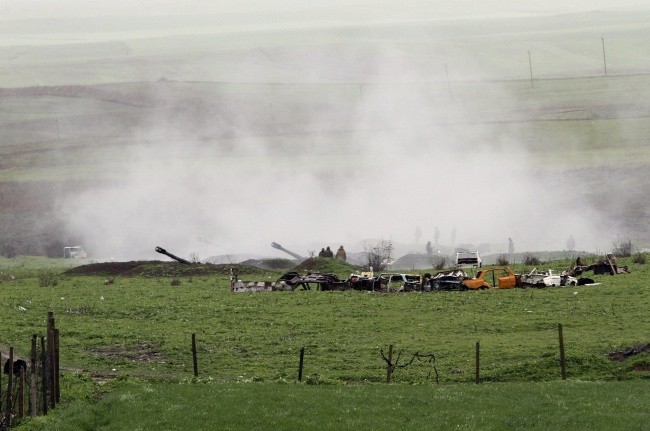 Trwają walki w rejonie Górskiego Karabachu