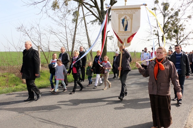 Procesja dekanalna miłosierdzia Wróblowice-Lutynia