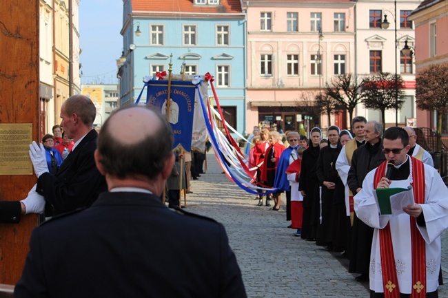 Symbole ŚDM w Oleśnicy