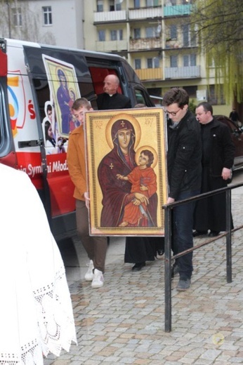 Symbole ŚDM w Trzebnicy