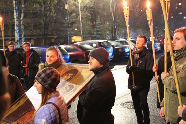 Symbole ŚDM we Wrocławiu-Gądowie