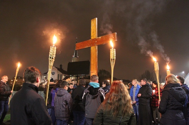 Symbole ŚDM we Wrocławiu-Gądowie