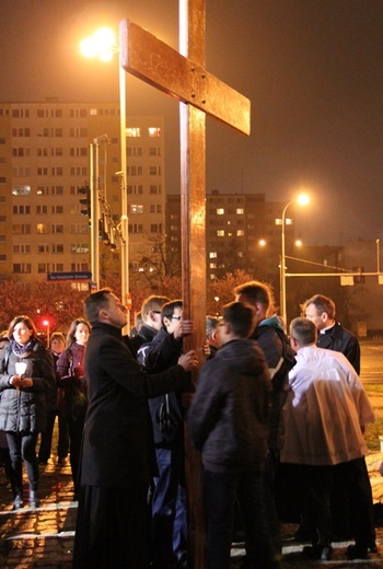 Symbole ŚDM we Wrocławiu-Gądowie