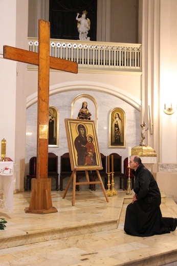 Symbole ŚDM w parafii pw. Opieki św. Józefa we Wrocławiu