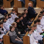 Msza św. rozpoczynająca piłkarskie mistrzostwa ministrantów archidiecezji lubelskiej. 