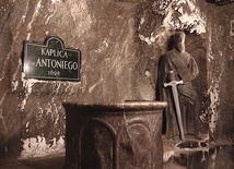 Najstarsza podziemna kaplica w Wieliczce poświęcona jest św. Antoniemu