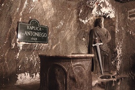 Najstarsza podziemna kaplica w Wieliczce poświęcona jest św. Antoniemu