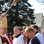 Msza św. dla pielgrzymów łagiewnickich - Hałcnów 2016