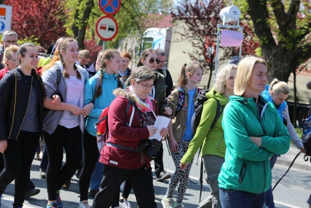 IV pielgrzymka do Łagiewnik wyrusza z Hałcnowa - cz. II