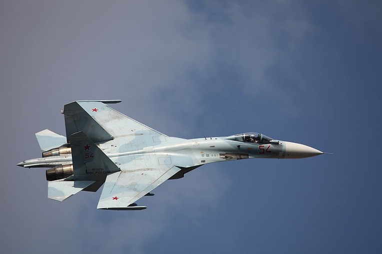 Rozbił się rosyjski myśliwiec Su-27