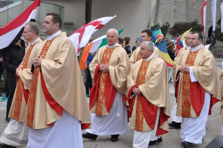 Limanowa - znaki ŚDM